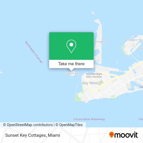 Sunset Key Cottages map