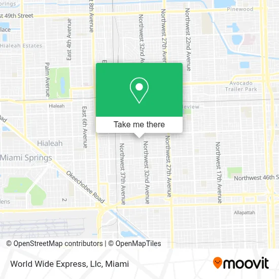 World Wide Express, Llc map