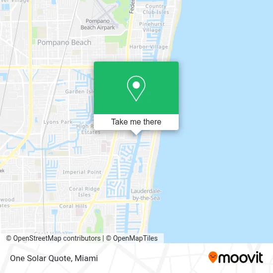 One Solar Quote map