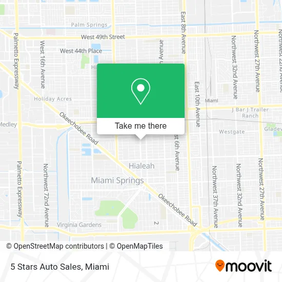 5 Stars Auto Sales map