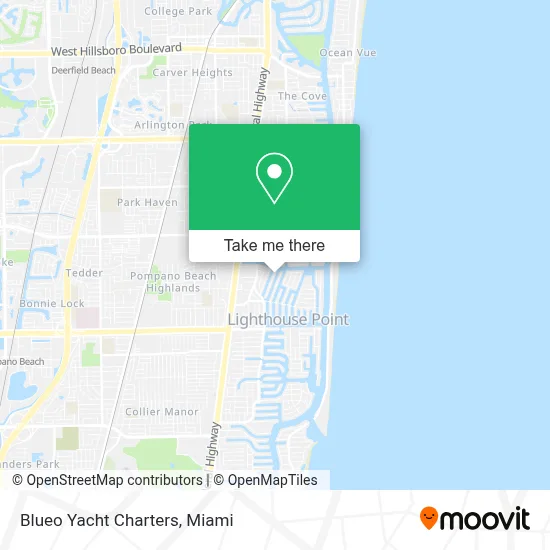 Blueo Yacht Charters map