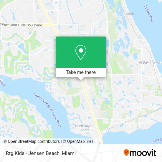 Rtg Kids - Jensen Beach map