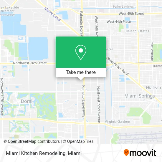 Miami Kitchen Remodeling map