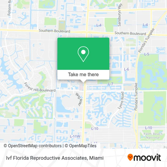 Ivf Florida Reproductive Associates map