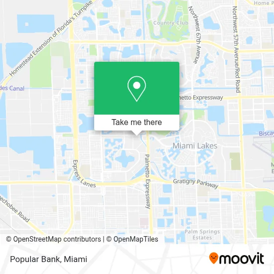 Popular Bank map