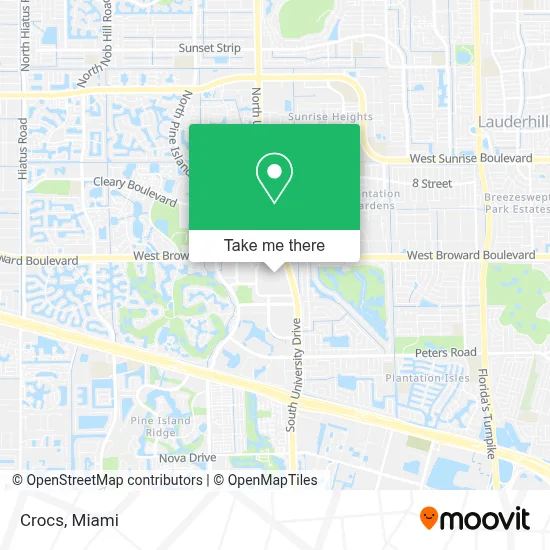 Crocs map