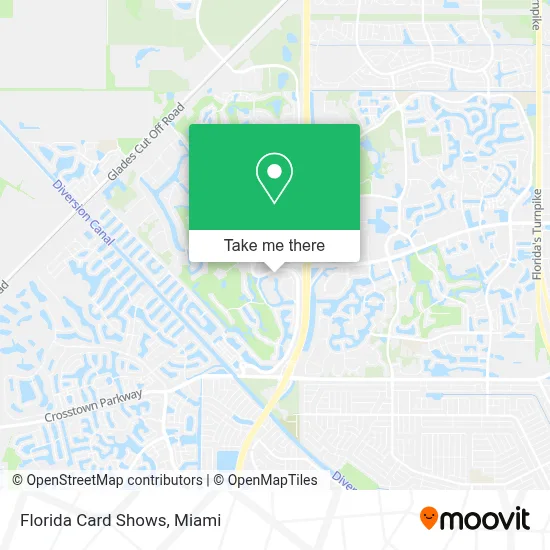 Florida Card Shows map