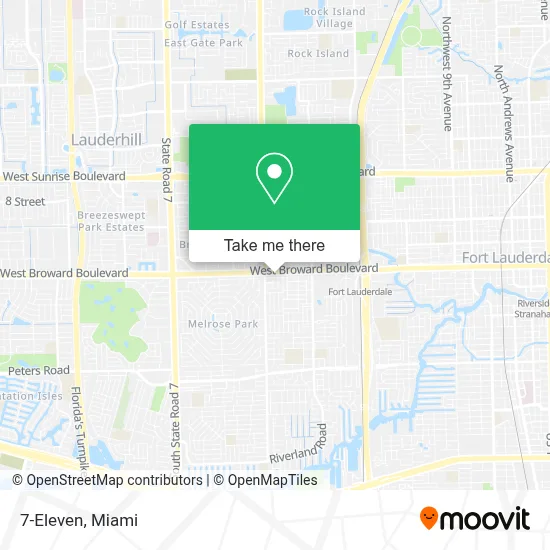 7-Eleven map