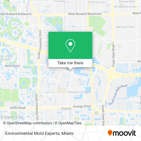 Environmental Mold Experts map