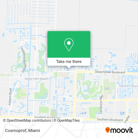 Cosmoprof map