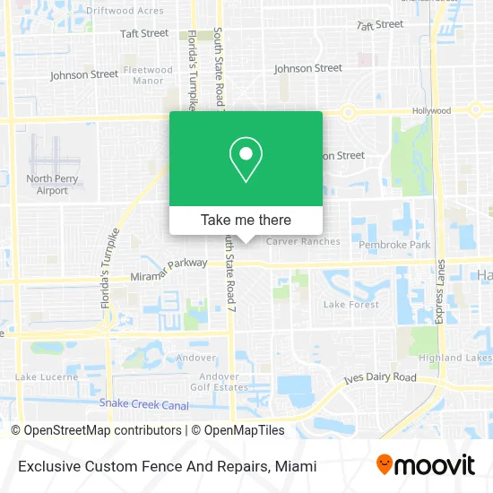 Exclusive Custom Fence And Repairs map