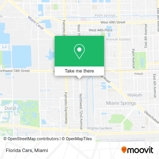 Florida Cars map