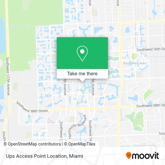 Ups Access Point Location map