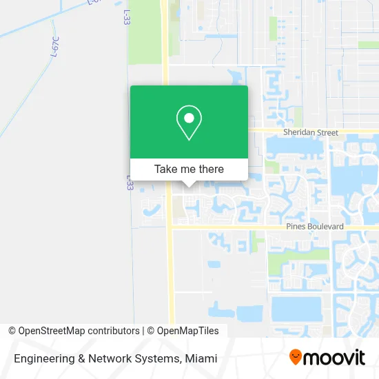Engineering & Network Systems map