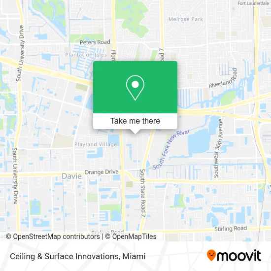 Ceiling & Surface Innovations map