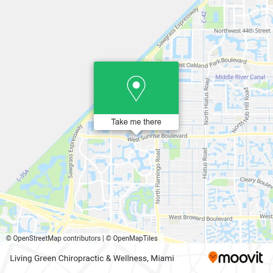 Living Green Chiropractic & Wellness map