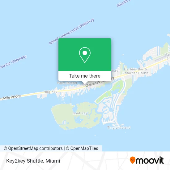 Key2key Shuttle map