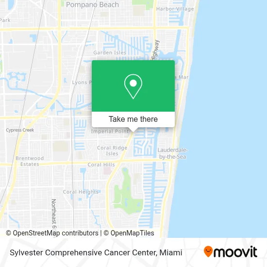 Sylvester Comprehensive Cancer Center map