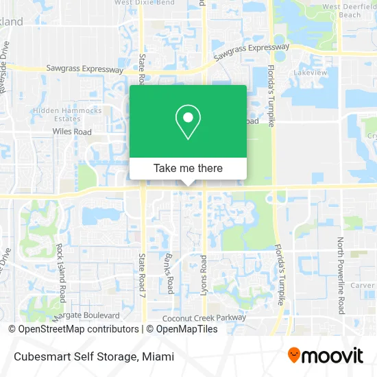 Cubesmart Self Storage map