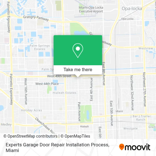 Experts Garage Door Repair Installation Process map
