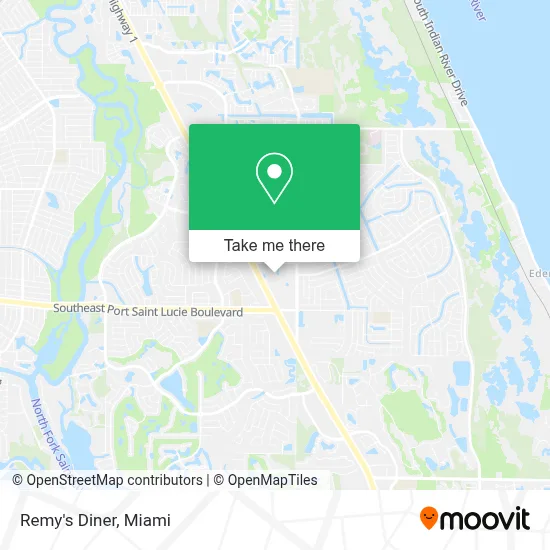 Remy's Diner map