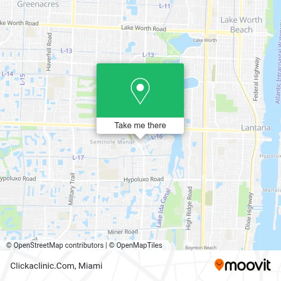 Clickaclinic.Com map