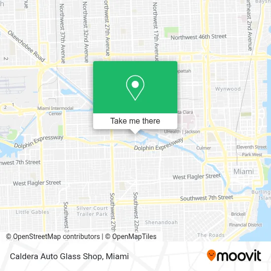 Caldera Auto Glass Shop map