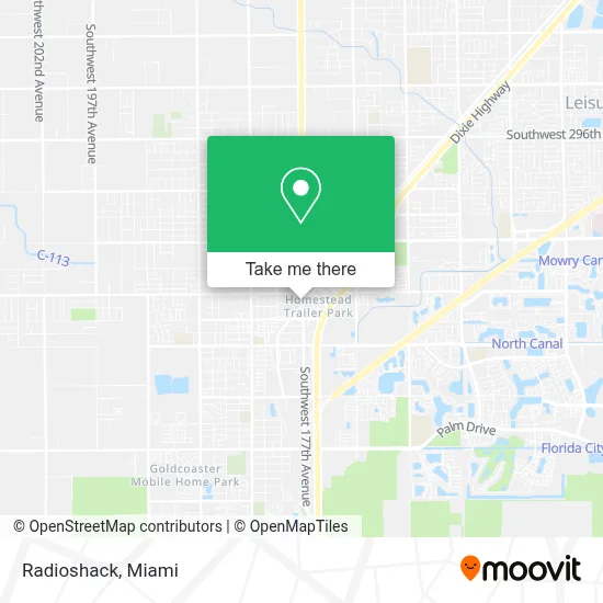 Radioshack map