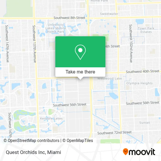 Quest Orchids Inc map