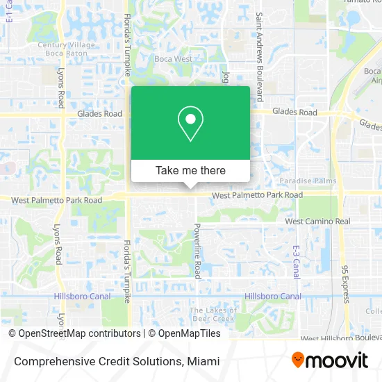 Comprehensive Credit Solutions map