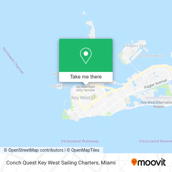 Conch Quest Key West Sailing Charters map