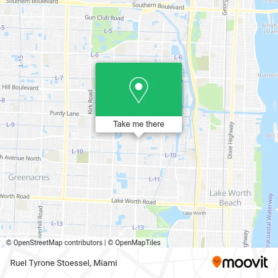Ruel Tyrone Stoessel map