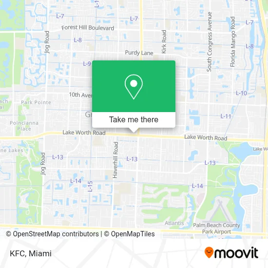 Kfc map