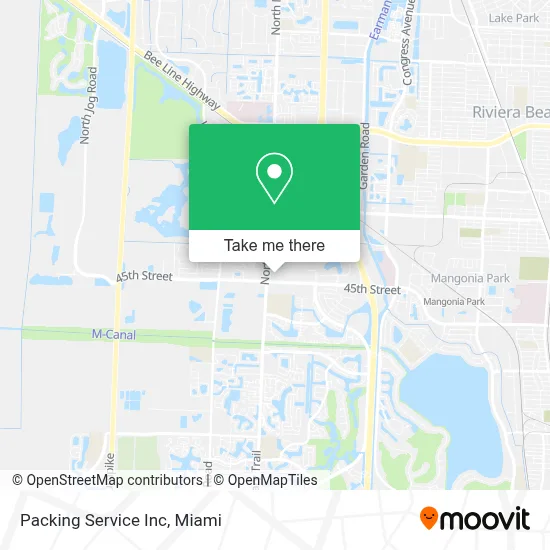 Packing Service Inc map