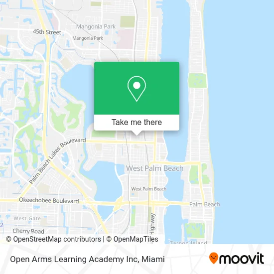 Open Arms Learning Academy Inc map