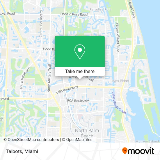 Talbots map