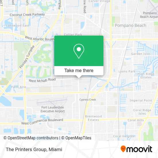 The Printers Group map