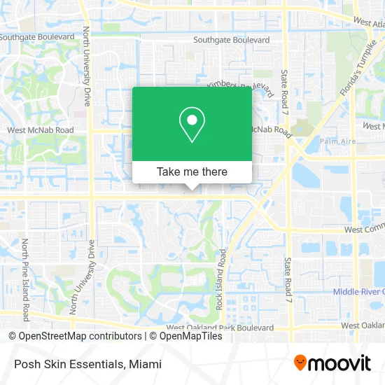 Posh Skin Essentials map