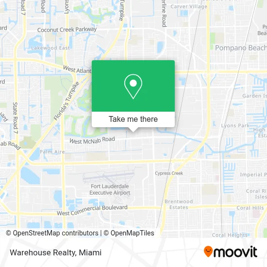 Warehouse Realty map