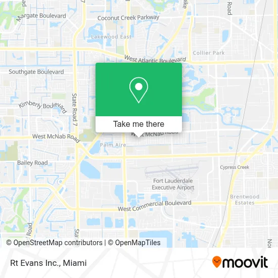 Rt Evans Inc. map