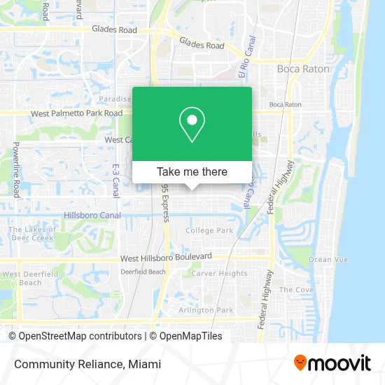 Community Reliance map