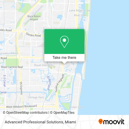 Advanced Professional Solutions map