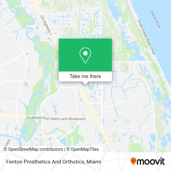 Fenton Prosthetics And Orthotics map