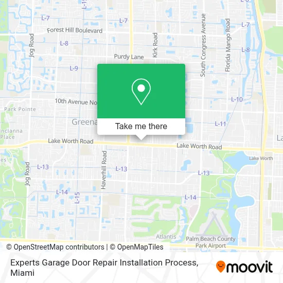 Experts Garage Door Repair Installation Process map