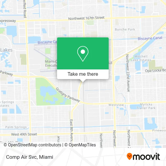 Comp Air Svc map