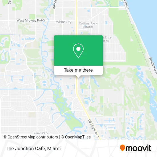 The Junction Cafe map