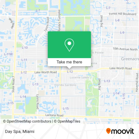 Day Spa map
