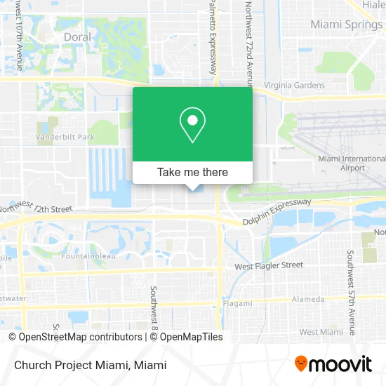 Church Project Miami map