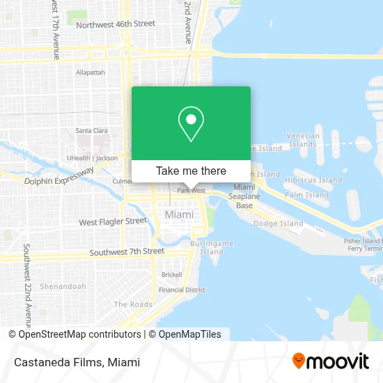 Castaneda Films map