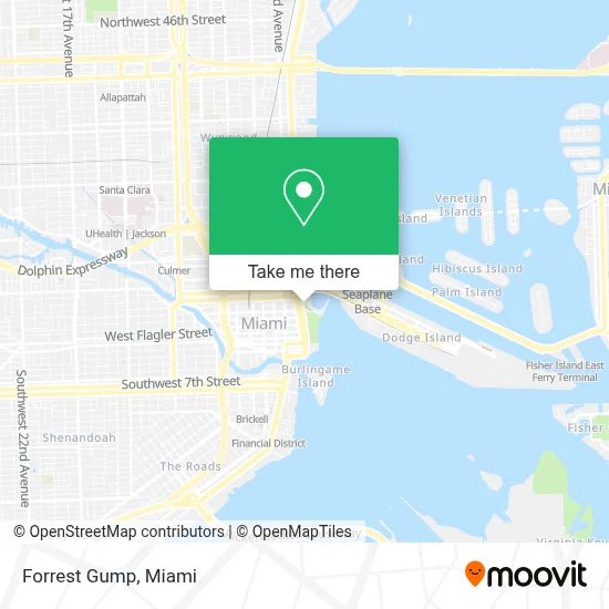 Forrest Gump map